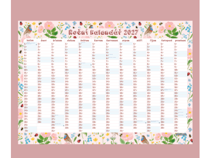 roční kalendář 2027
